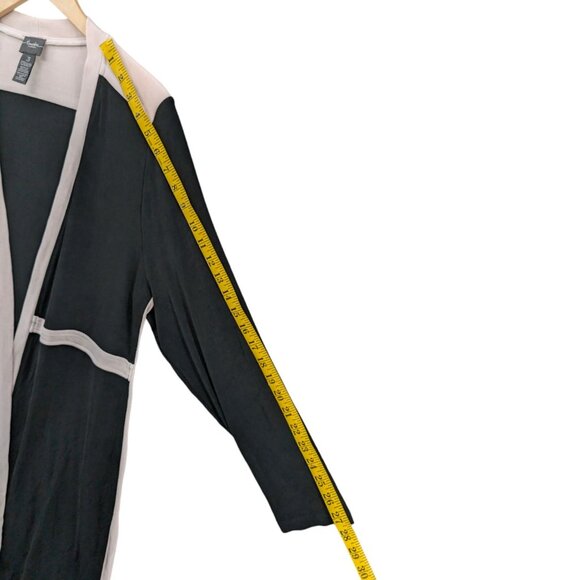 Chico's Jackets & Coats Chicos Travelers Long Cardigan Women Black